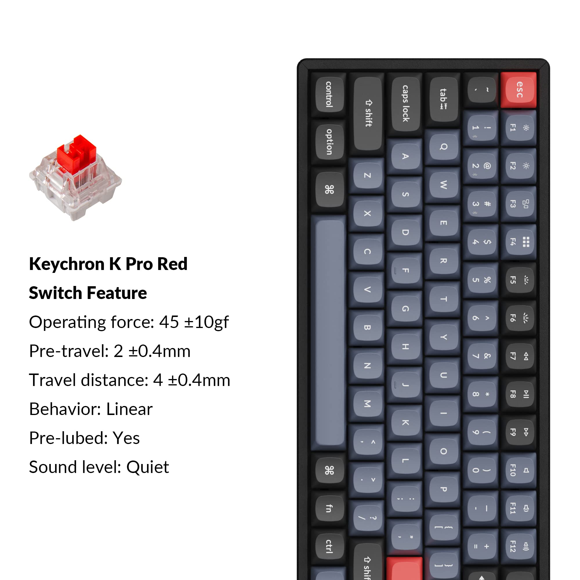PC周辺機器 Keychron K2 Pro Keychron K2 Pro QMK/VIA Wireless Mechanical Keyboard